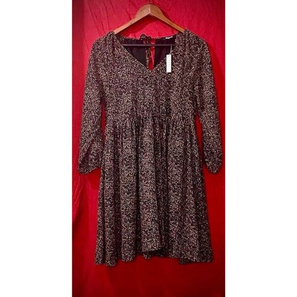 Madewell Crinkle Georgette V-Neck Babydoll Dress , Size XXS -DRESS ONLY - Picture 2 of 7